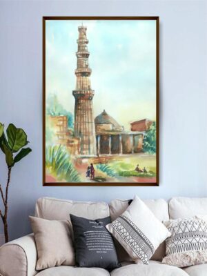 Whispers of a Bygone Era – Mosque Canvas Painting